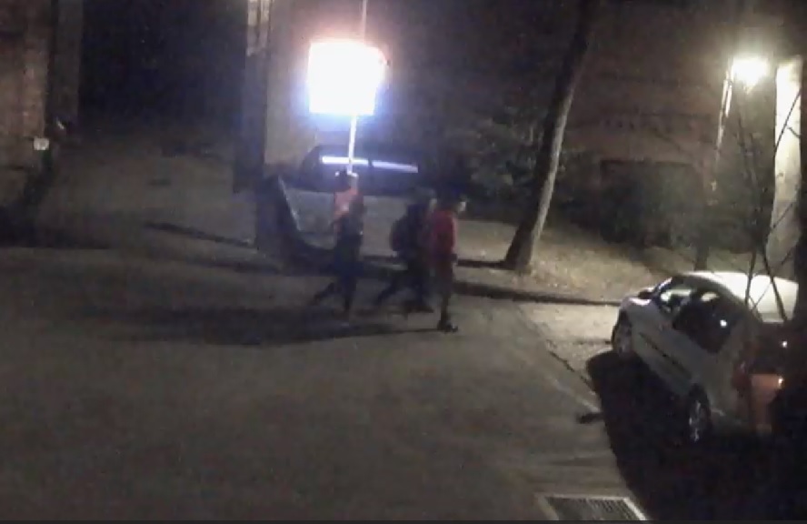 Opublikowano nagranie kamer monitoringu. Widać na nim wandali, którzy zdewastowali Kalwarię Panewnicką.