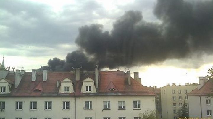 Wielki dym nad Katowicami. Zdjęcie i nagranie pożaru – nadesłane przez czytelników.
