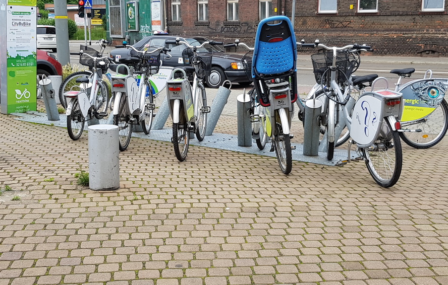 System roweru miejskiego w Katowicach znowu się powiększył. Mamy nowe stacje.