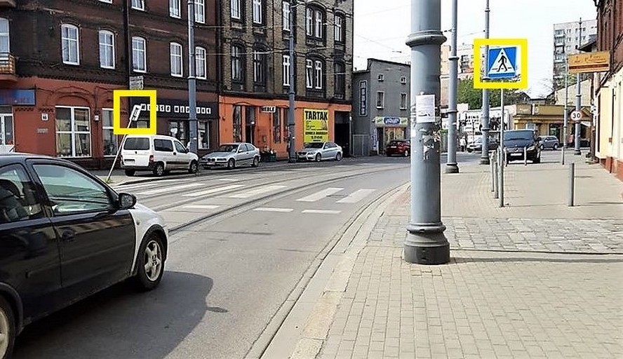 Fatalne wyniki kontroli bezpieczeństwa na przejściach dla pieszych w Katowicach.