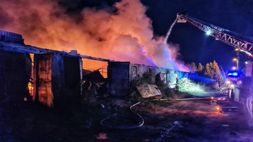 Gigantyczny pożar w Mysłowicach. Spłonęło dosłownie wszystko.