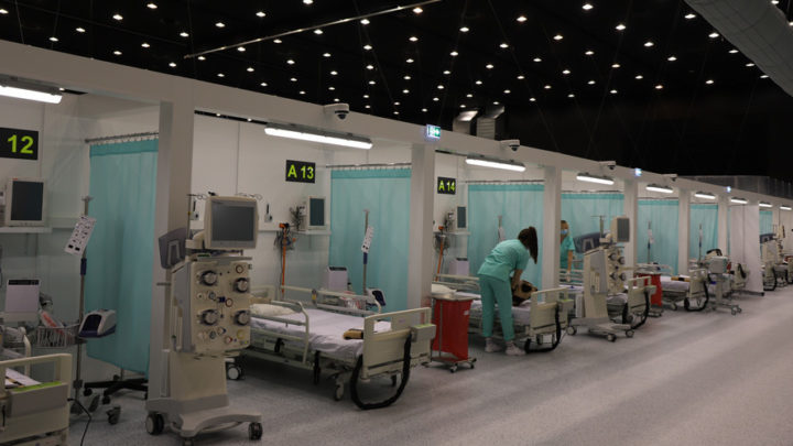 Szpital tymczasowy w Międzynarodowym Centrum Kongresowym od dziś może przyjmować pacjentów. W związku z jego otwarciem nastąpiła zmiana organizacji ruchu w centrum Katowic.