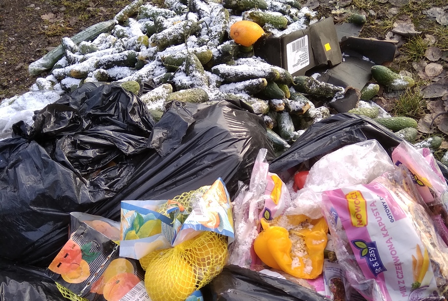 Owoce, warzywa, pieczywo, wędlina czy mrożonki. Duże ilości żywności wyrzucane jak śmieci w Katowicach. To może być uboczny efekt pandemii.