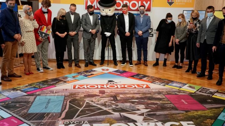 Katowice w kultowej grze Monopoly.
