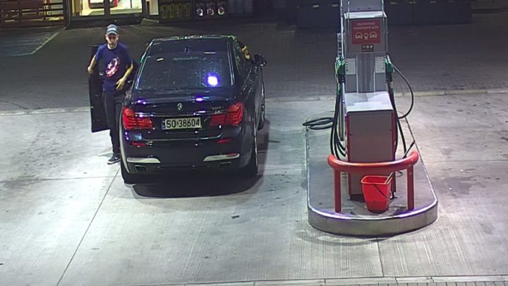 Oto złodziej, który skradł wielką ilość paliwa ze stacji znajdującej się w Katowicach.