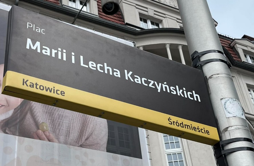 Prowizorka zmienia katowicki plac Szewczyka na plac Kaczyńskich.
