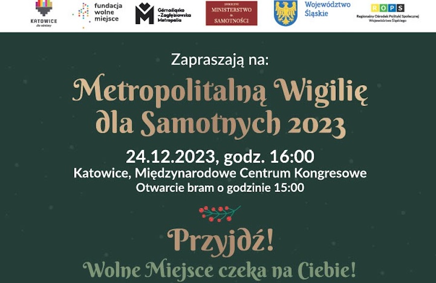 Metropolitalna Wigilia dla Samotnych w Katowicach.