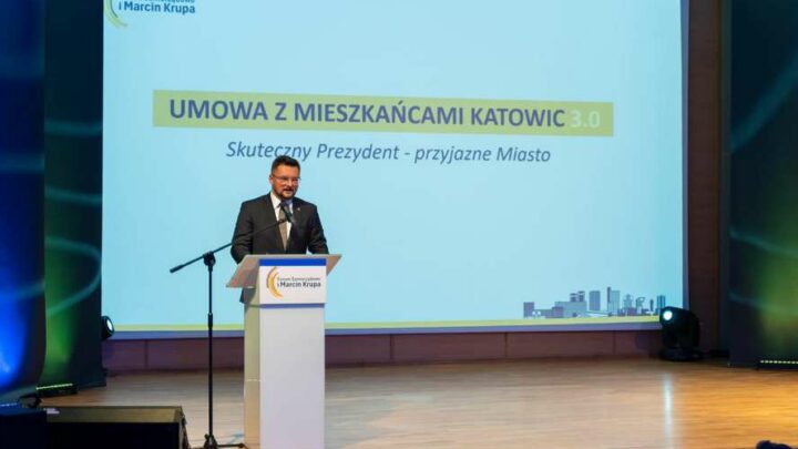 Marcin Krupa rusza do boju o prezydenturę Katowic.